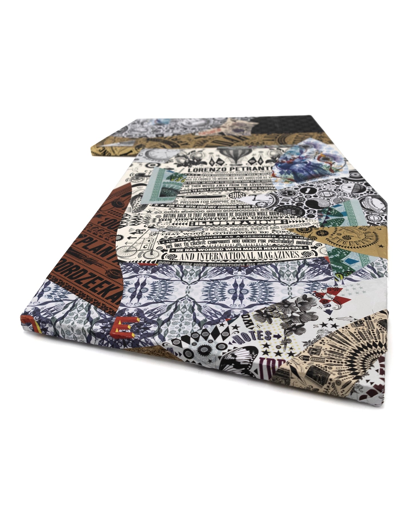 Handmade irregular collage