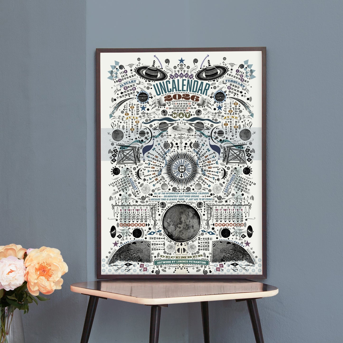 Uncalendar 2026 White / Print